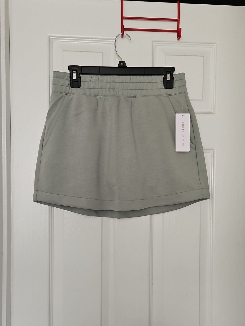 Yogalicious Sage Green Athletic Skort with Pockets